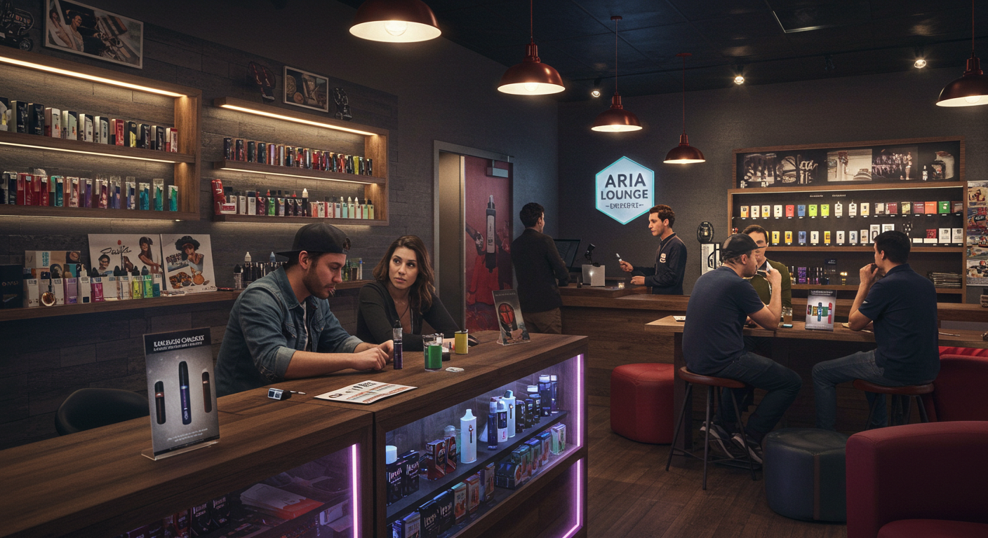 Vape Pen Lovers Unite at Aria Lounge for Unmatched Quality