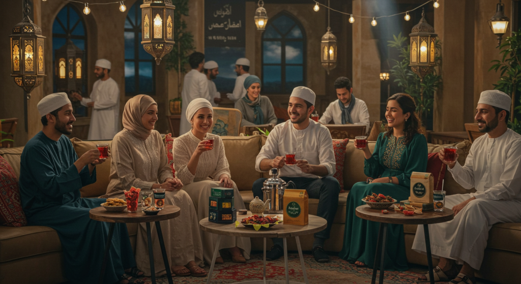 get free tea during Ramadan
