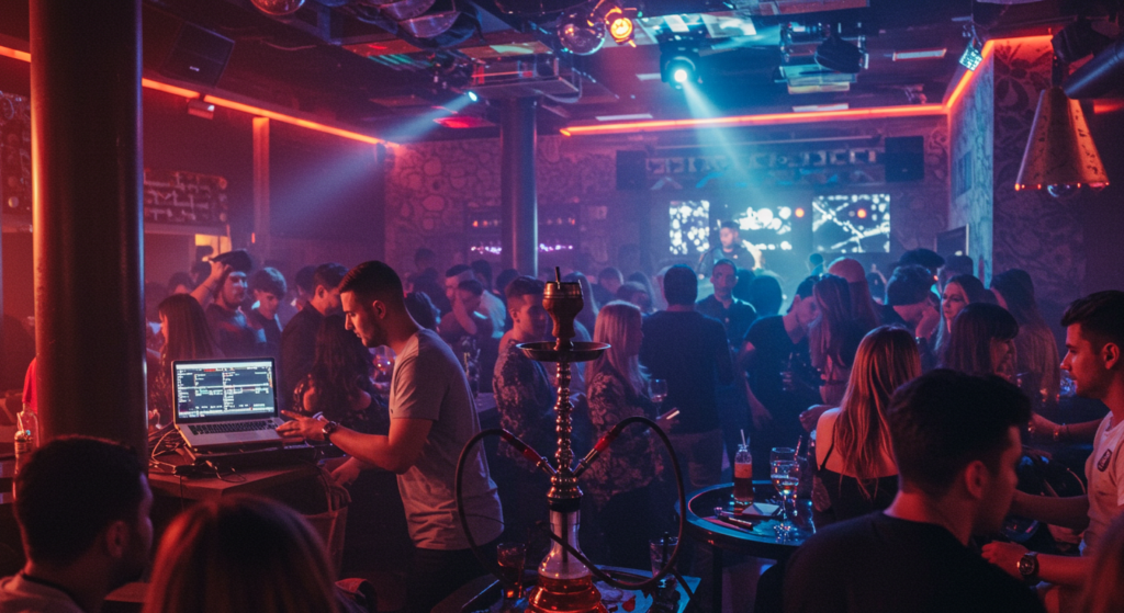 best hookah lounges with live DJ
