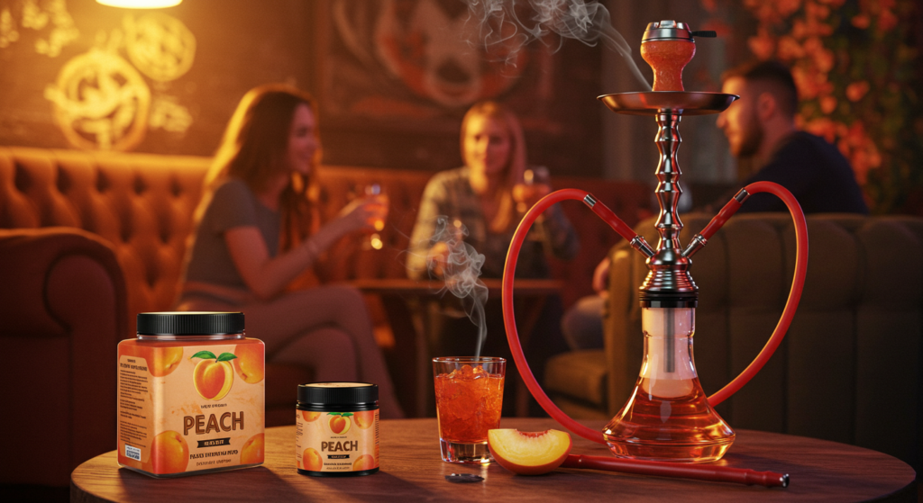 Peach flavored Hookah Tobacco