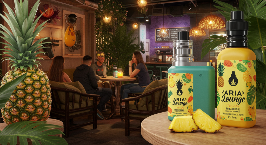 pineapple vape at Aria Lounge
