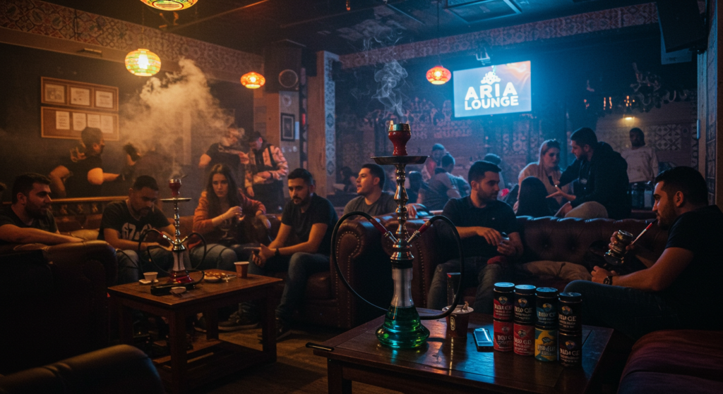 Middle Eastern vape lounge