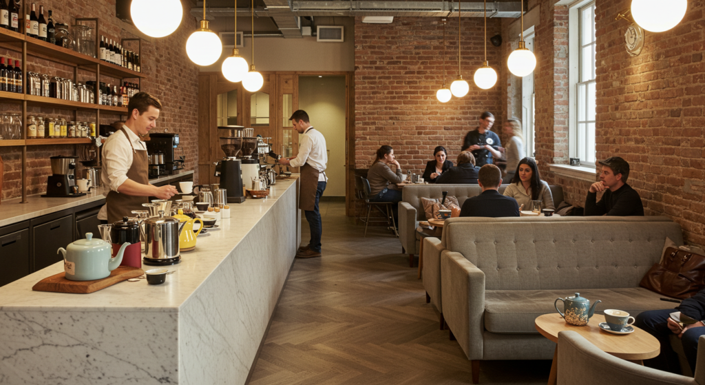 coffee and tea lounge