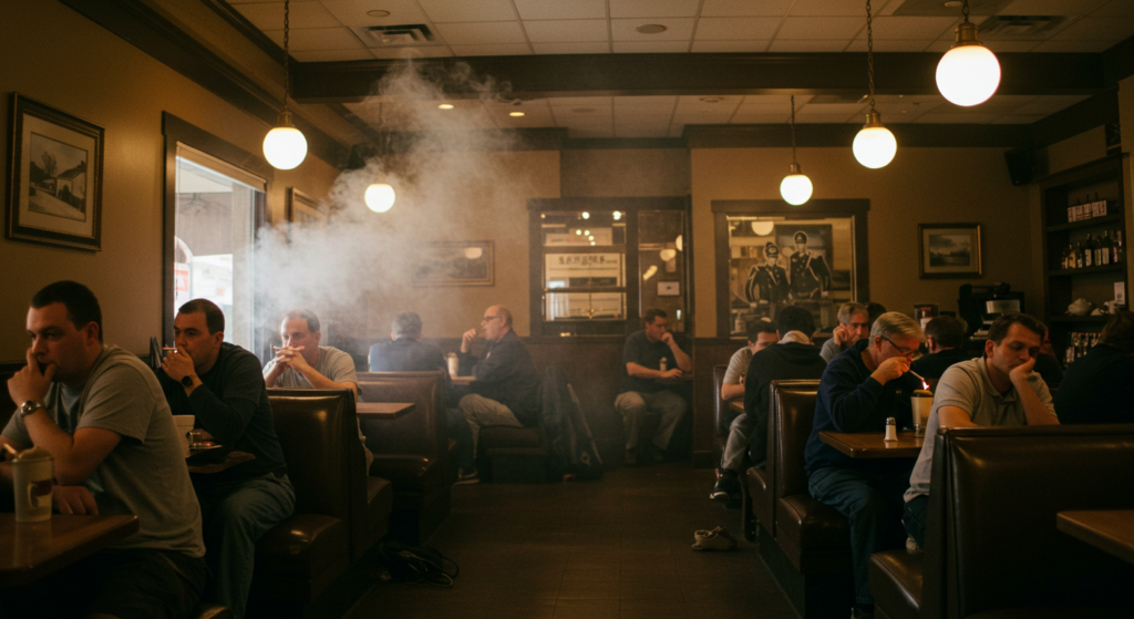 coffee shop you can smoke inside at Grayslake
