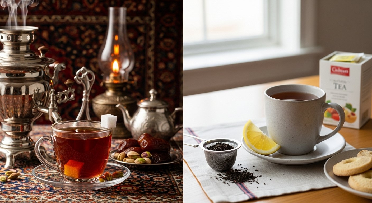 Persian Tea vs American Tea
