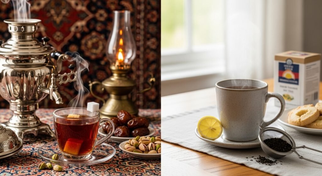 Persian Tea vs American Tea